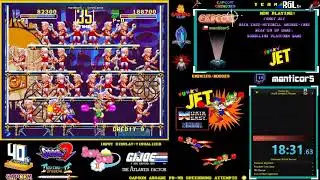 Funky Jet, Data East-Mitchell Corp. Arcade-1992. Any% Arcade 2 Players (World Set 1-Easy): 24:55