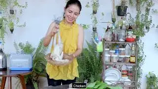 Chicken Mustard Green With  Sesame Oil // PHON BOPHA Life