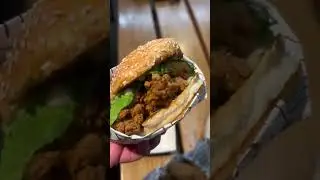 BUK burger, LA style halal smashed burgers, wings and slow cooked beef sandos #halalburger #fypage