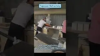 Do you know how to cut and grind mullite light bricks?#shorts