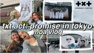 [모아로그] txt act: promise in tokyo dome VLOG~ day 1 & 2- chaotic moas in japan!!