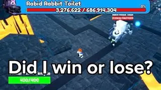 Defeating rabid rabbit, toilet time lapse ￼￼(ttd)