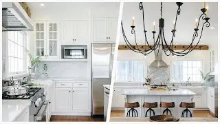 75 Medium Tone Wood Floor Kitchen With Beaded Inset Cabinets Design Ideas You'll Love 🔴