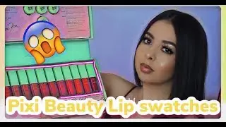 NEW!! PIXI MATTE LAST LIQUID LIPSTICK SWATCHES! | XO.MAYTE