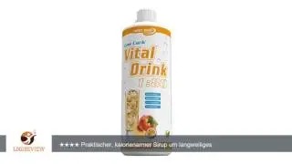 Best Body Nutrition - Low Carb Vital Drink - Pfirsisch Maracuja (1000ml Flasche) |