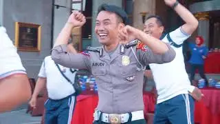 Puncak perayaan hari Lalu Lintas Bhayangkara ke 64 Sat Lantas Polres Sleman