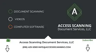 Access Document Scanning Introduction