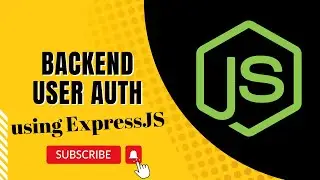 Simple User Authentication using ExpressJS