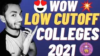 List Of Low Cutoff Colleges In DU Admission 2021 😍 By@UntoldMak❤