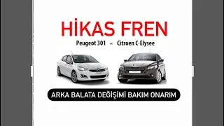 KAMPANA FREN BAKIM BALATA DEĞİŞİMİ PEUGEOT 301 CITROEN C ELYSEE #youtubeshorts #viralvideo #iphone