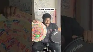 $10 Vs. $200 Pad | Which Sounds Better |#drum #drummer #drumpad #drums #explore #viral #trend