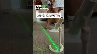 Putting practice at home before my round #golflife #puttputt #golf #practice