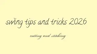 Swing tips and tricks cutting and stitching !Sleeve & Capri bottom ....