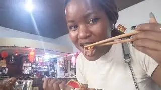 first time trying a Chinese restaurant in Rwanda 😱