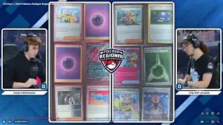 5-й раунд регионального турнира Pok&eacute;mon TCG в Штутгарте 2026 года. Набор Gardevoir Jellicent vs J...
