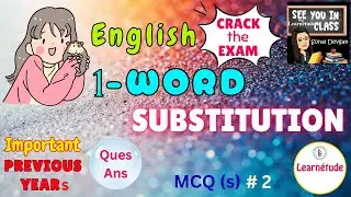 (Important) English (Vocab) MCQs - 