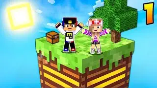 Minecraft pero en Skyblock solo tengo UN BLOQUE &iexcl;Desaf&iacute;o Troll para Noobs y Pros!