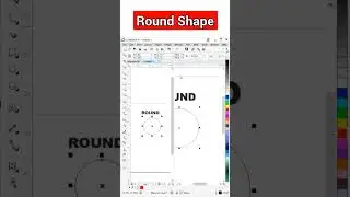 #Round Shape #coreldrawtutorial