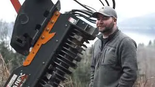ShearForce Equipment Showcase VM60-SR Excavator Forestry Mulcher & Customer Testimonial