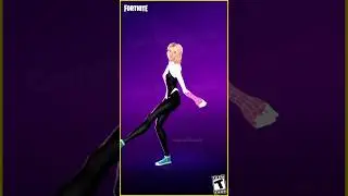 Fortnite Jump Emote Gwen Stacy Skin Thicc 🍑😜😍 뛰어 Blackpink Kpop Song 😱🔥