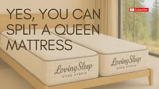 Custom Split Queen Mattress for Adjustable Base &mdash; Handcrafted & Delivered