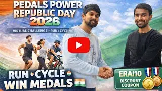 PEDALS Power Republic Day Challenge 🇮🇳 | Run &bull; Cycle &bull; Win Medals | Part 2