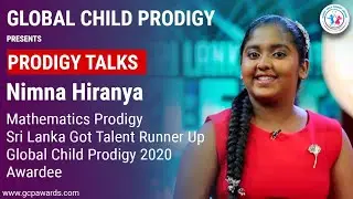 Exclusive Interview with Nimna Hiranya, Sri Lanka's Got Talent Finalist | Prodigy Talks | GCP Awards