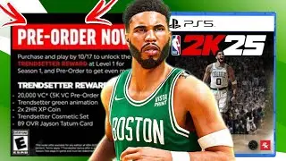 NBA 2K25 PRE ORDERS ARE FINALLY HERE ! PRE ORDER BONUS