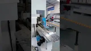 Double-glue pot edge seal machine #cncmachinemanufacturer #edgebandingmachine