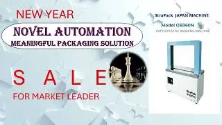 STRAPACK [JAPAN] MODEL NO OB360N AVAILABLE  FOR EX-WORK AT NOVEL FACTORY | JAN 2026 | BANDING