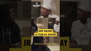 He should be DPOY! #howhungryareyou #hhay #spicyquestions #nba #nbaplayoffs #jrueholiday #shorts