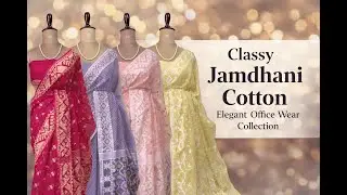 Episode Elegant Cotton Jamdhani Sarees | Office & Everyday Wear Collection 🌸