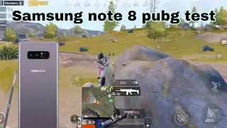 Samsung Galaxy note 8 plus PUBG test in 2023 | fps and graphics test with fps meter | PUBG mobile
