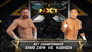 LUKE2K-NXT CHAMPIONSHIP SAMI ZAYN VS KUSHIDA #WWE2K23 #WWE2K22 #subcribe #randomshorts #randomwwe