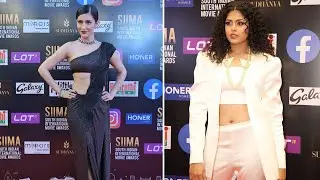 Shruti Haasan, Faria Abdullah and Tanya Hope Enjoying the SIIMA Red Carpet Vibe | SIIMA Awards