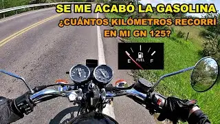 &iquest;CU&Aacute;NTO RECORRE MI GN125 CON EL TANQUE LLENO? &iquest;MUY TRAGONA?
