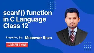 Mastering the scanf Function in C Programming – Explained with Example | 2nd year computer  ICS