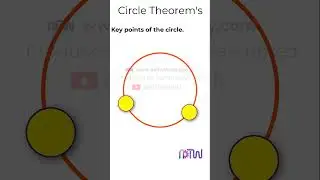 Basic key points to understand in Circle Theorem #shorts