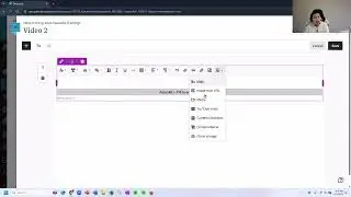 Adding a Video to Blackboard Ultra