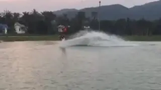 S bend in wake park koh phangan