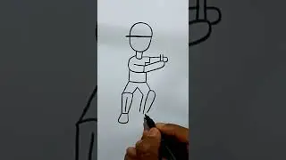 Cricket logo drawing 🏏 Artz Riteeshh 🏏#ytshorts #shorts