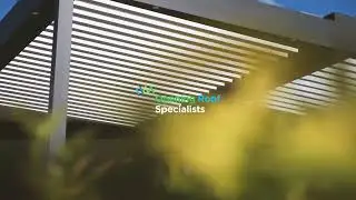 Unique Shape Frenchs Forest Pergola with Operable Roof Louvres