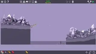 Poly Bridge 2 | World 1 Level 10 | [No Breaks] [No Springs] [No Falling Roads] | $3,803 World Record