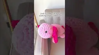 she sold!! 😍Pattern is on my Etsy!! #jumbo #jumboplushie #jumboaxolotl #axolotlpattern #etsypattern