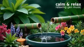 Japanese Garden with Soothing Water Sounds 🌿 Peaceful Music for Inner Healing, Deep Sleep