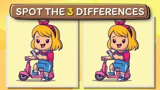 【Level : Normal】 Spot the Difference: Catch the Change - A Cartoon Difference Hunt!
