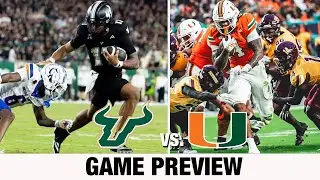 #18 South Florida vs  #5 Miami Game Preview | 2025 ACC Football