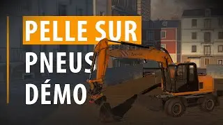 🔸 APPRENEZ à CONDUIRE une PELLE SUR PNEUS sur SIMULTEUR !