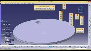 Hole command in CATIA V5 | CAD tutorials