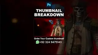 Thumbnail Breakdown | Powerful Glow + Clean Text Layout